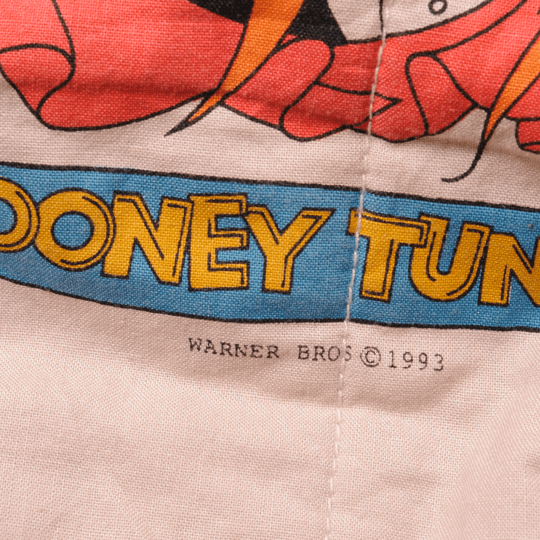 Vintage Warner Bros Looney Tunes All Star Shows Burbank Goes To Broadway Jacket 1993 Size L
