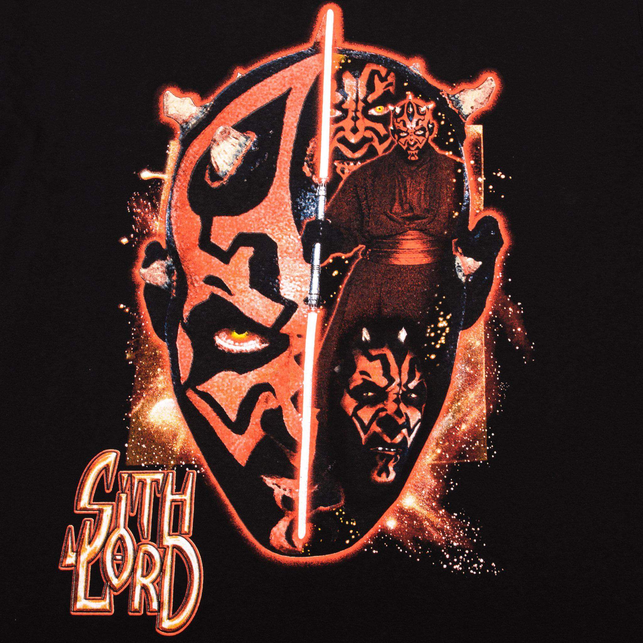 VINTAGE STAR WARS EPISODE 1 THE PHANTOM MENACE DARTH MAUL TEE SHIRT 1999- EARLY 2000s SIZE XL MADE IN USA