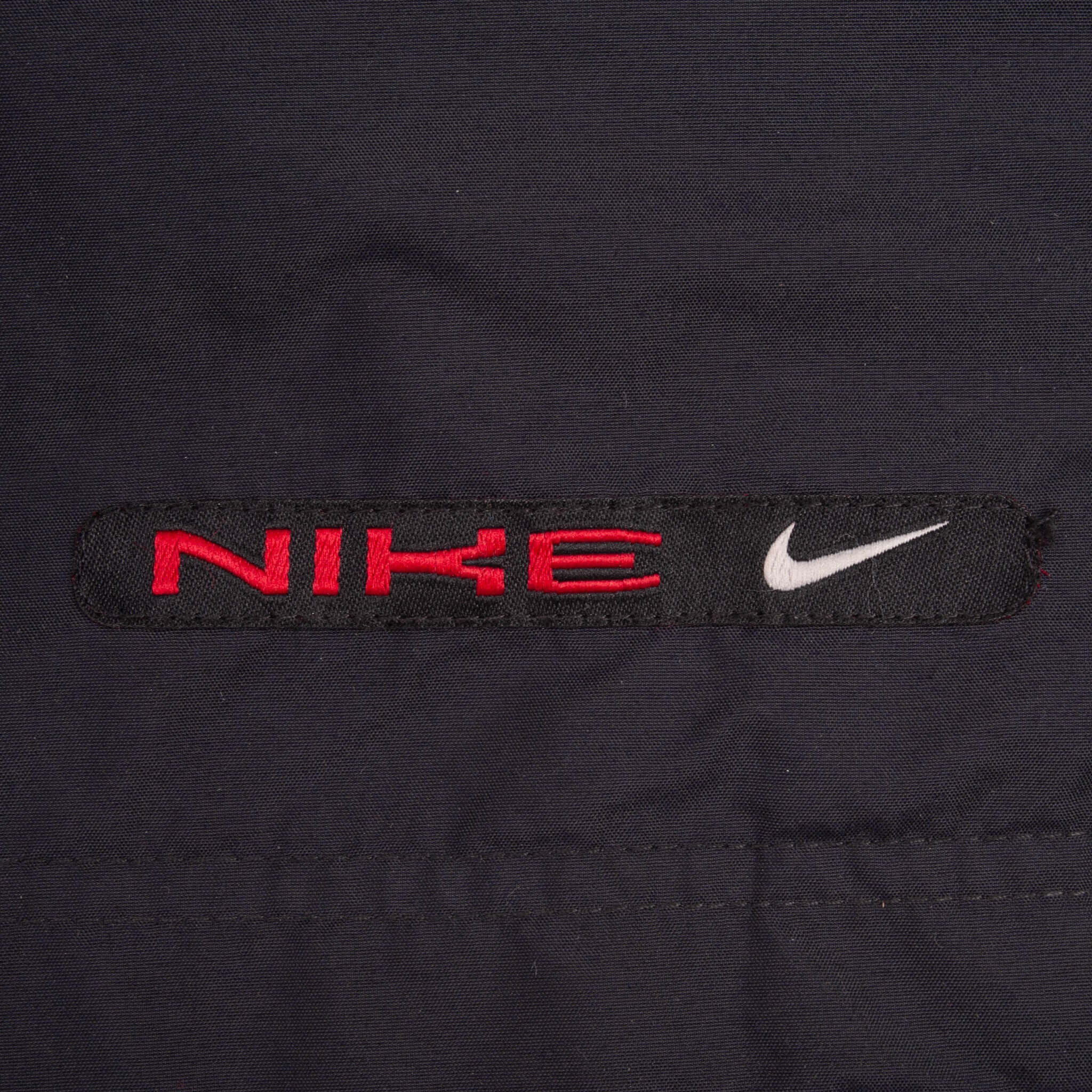 Vintage Nike Classic Black Windbreaker Jacket 2000S Size 2XL