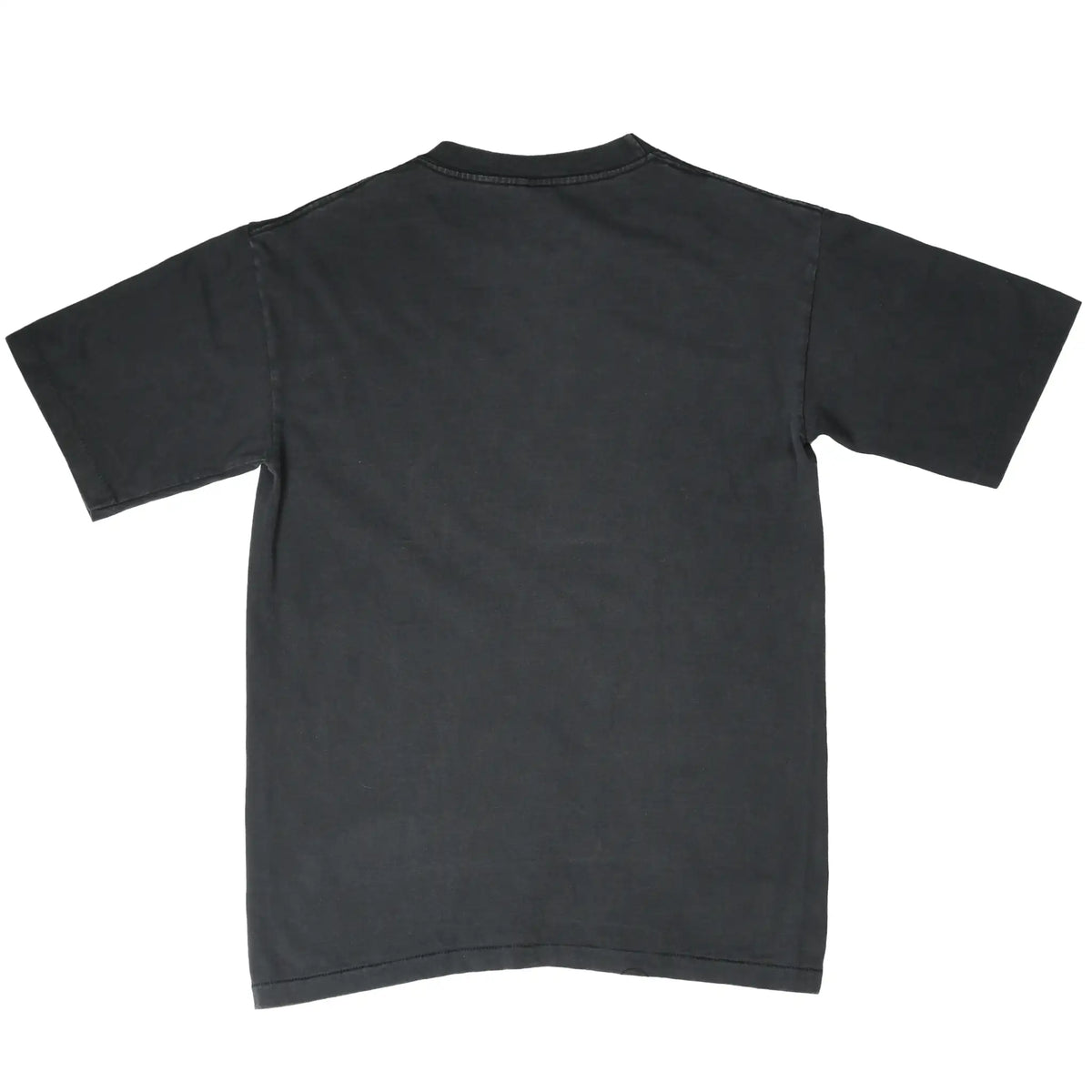 Plain back of black Pittsburgh Steelers short-sleeve T-shirt