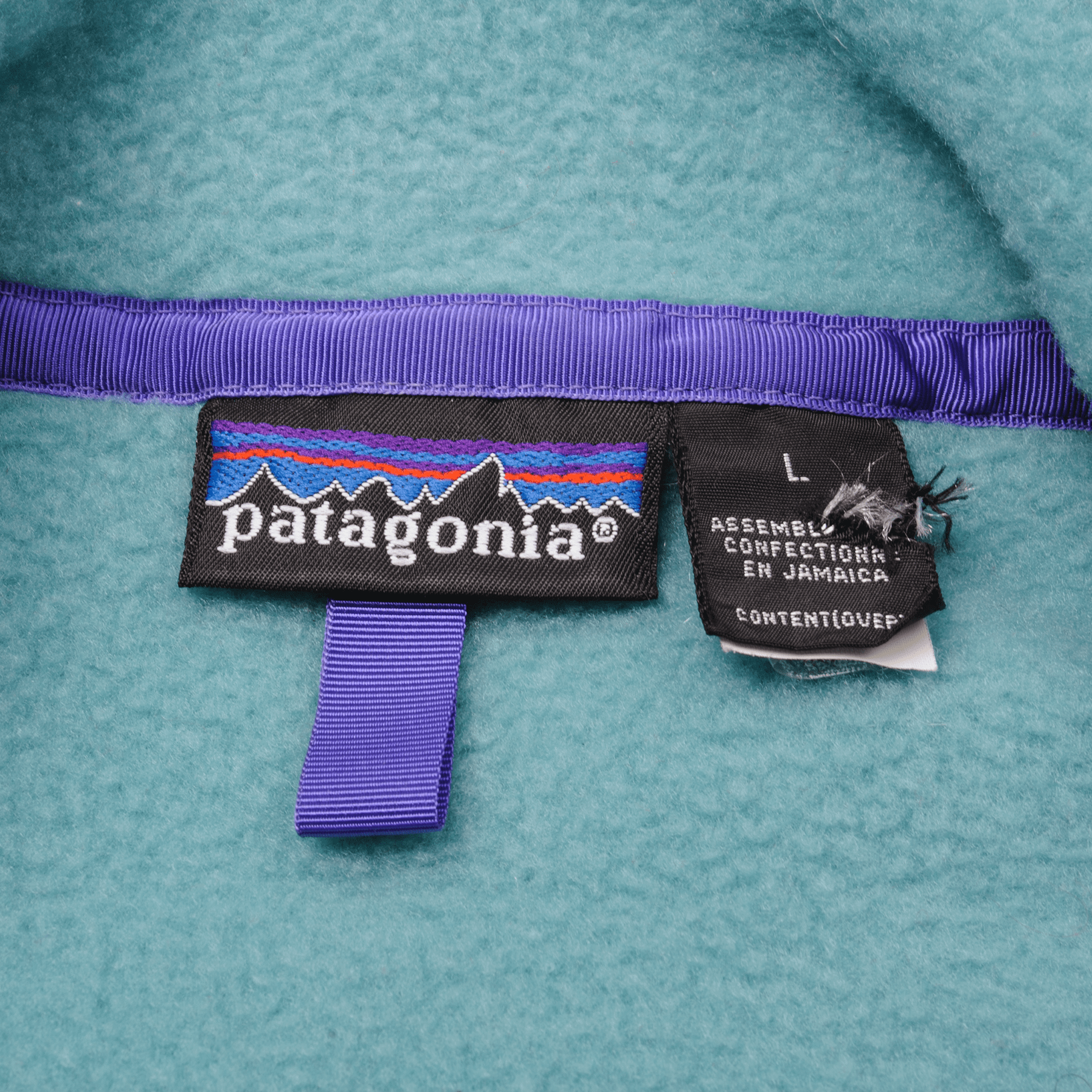 Vintage Blue Patagonia Snap T Fleece Pullover Jacket Size Large