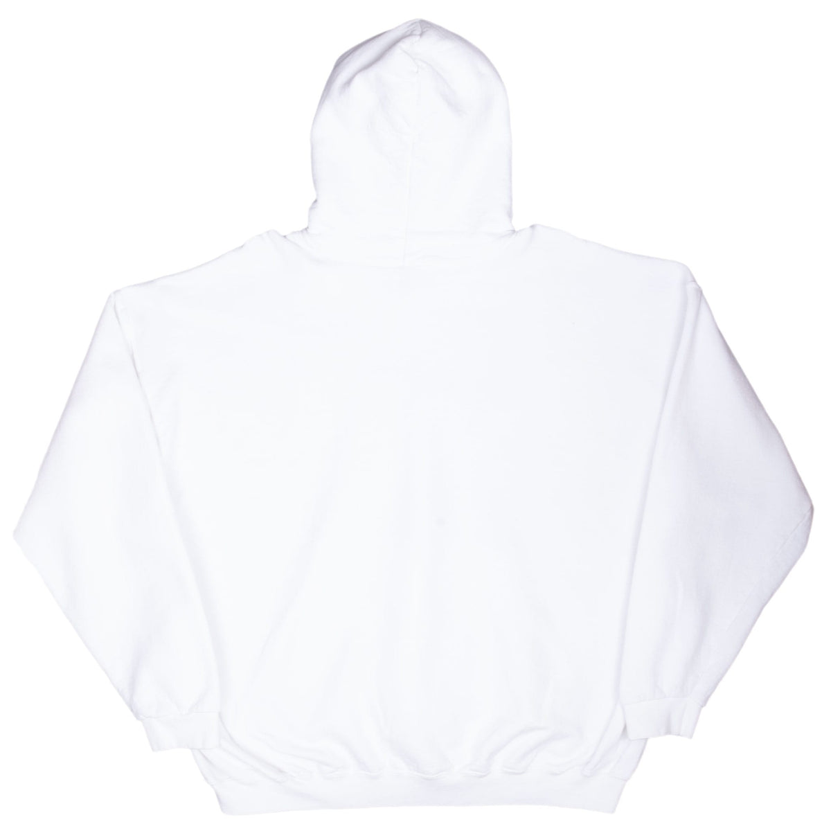 Vintage Nike Big Swoosh White Hoodie Sweatshirt 1990S Size 2Xl Made In Usa