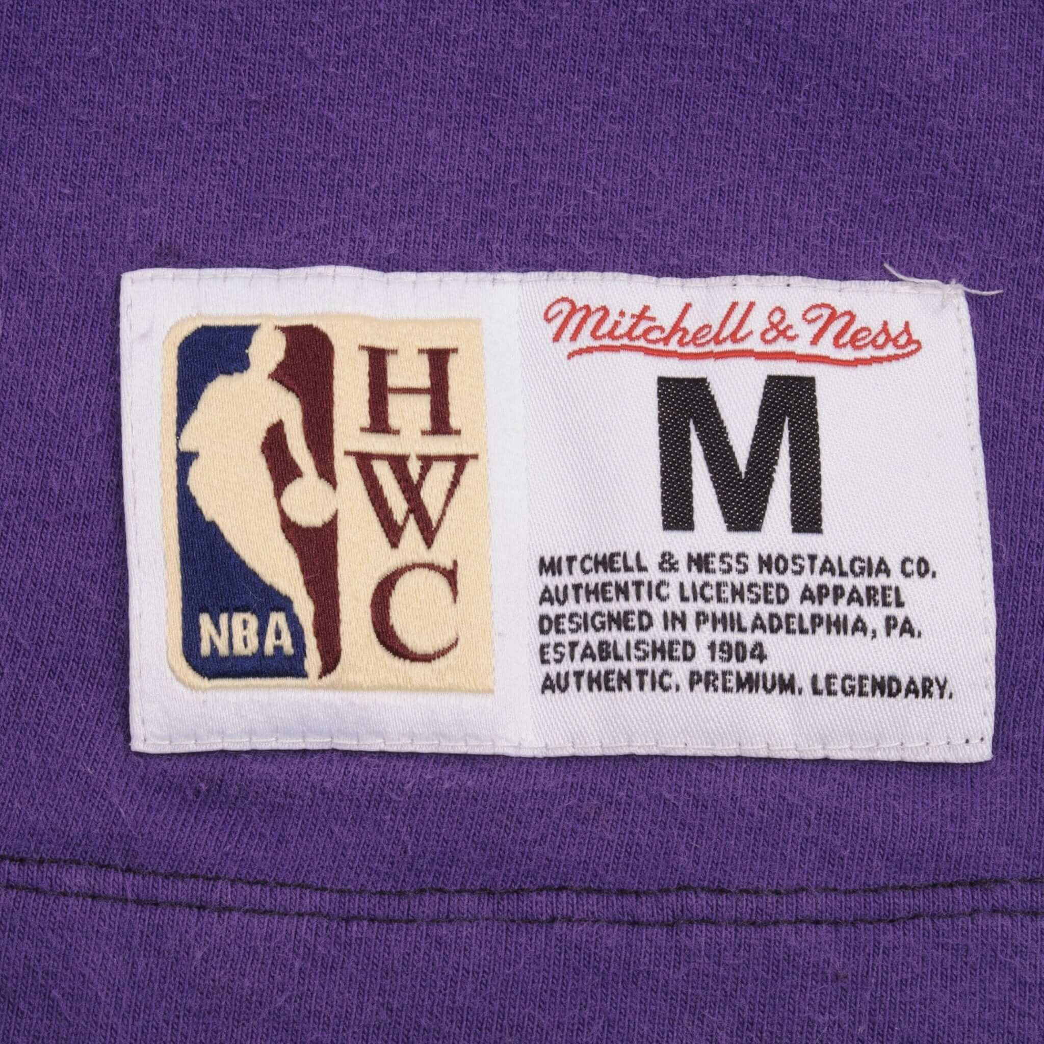 Vintage Nba Los Angeles Lakers Mitchell & Ness Tee Shirt 2000S Size Medium