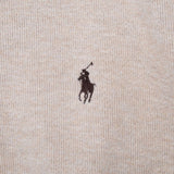 Vintage Polo Ralph Lauren Beige 1990S Quarter 1/4 Zip Sweater Size 2XL