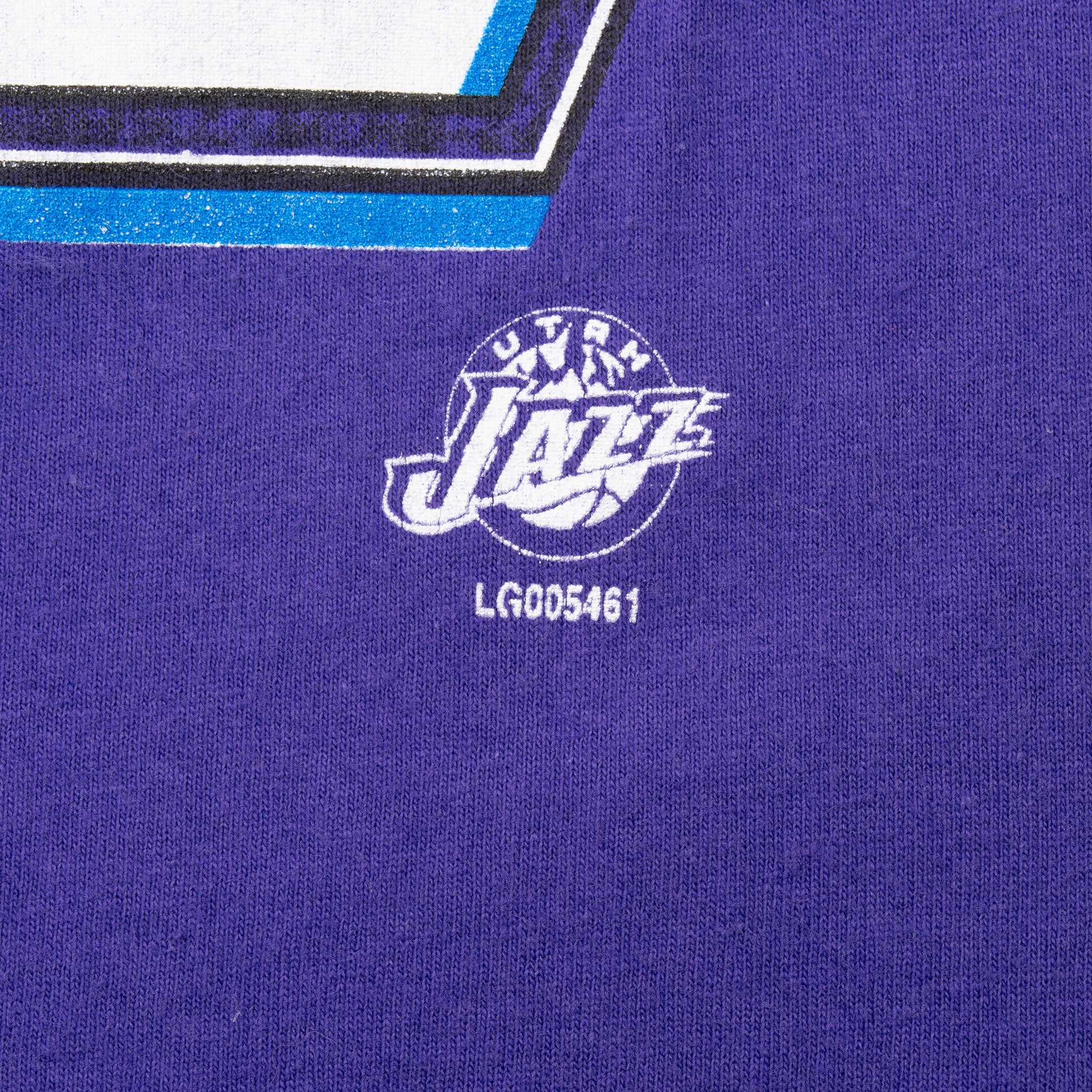 Vintage Nba Utah Jazz Western Champions 1997 Tee Shirt Size Large With Single Stitch Sleeves