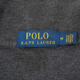 Polo Ralph Lauren Dark Grey Quarter 1/4 Zip Sweater Size Medium