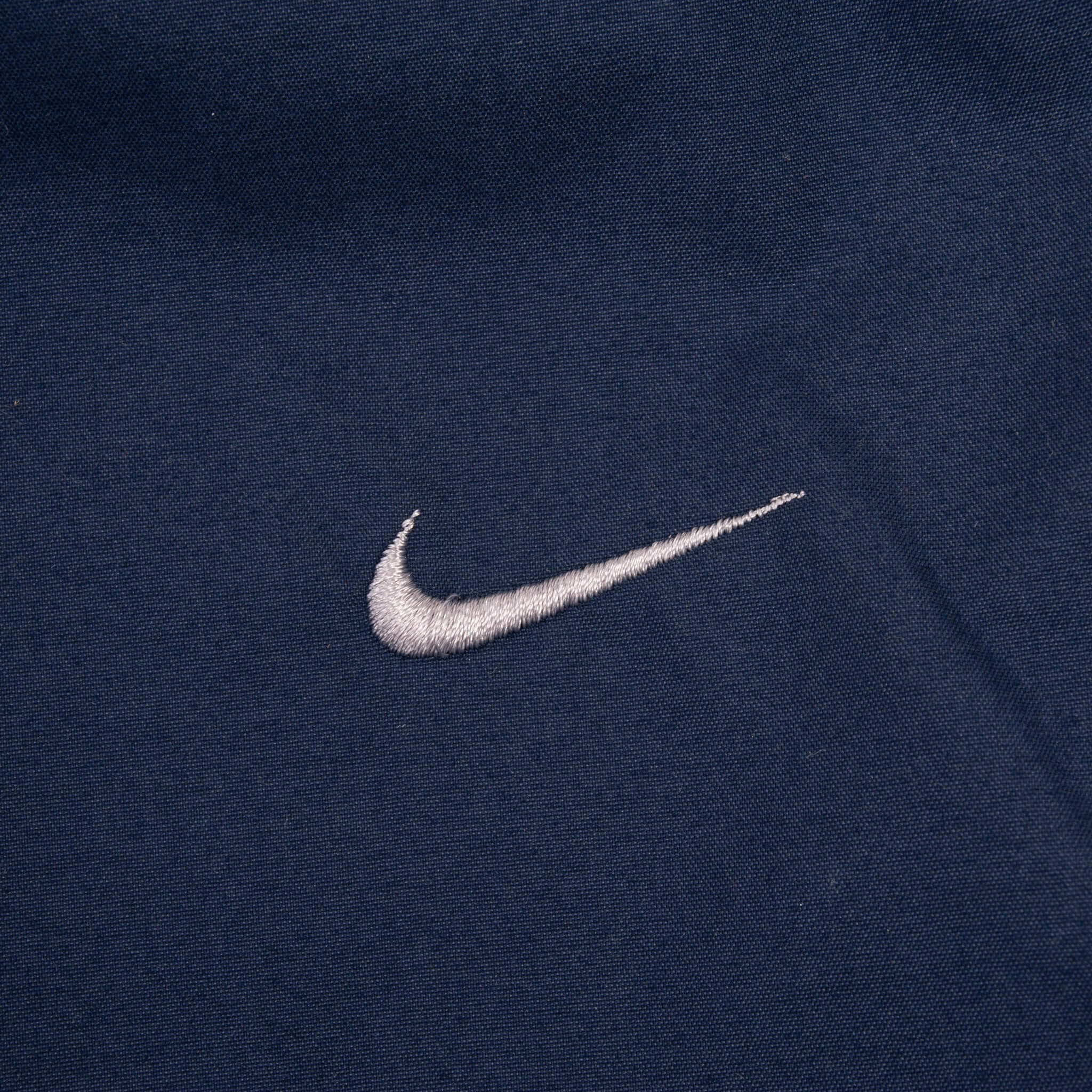 Vintage Nike Classic Swoosh Blue Nylon Track Pants 2000S Size Large