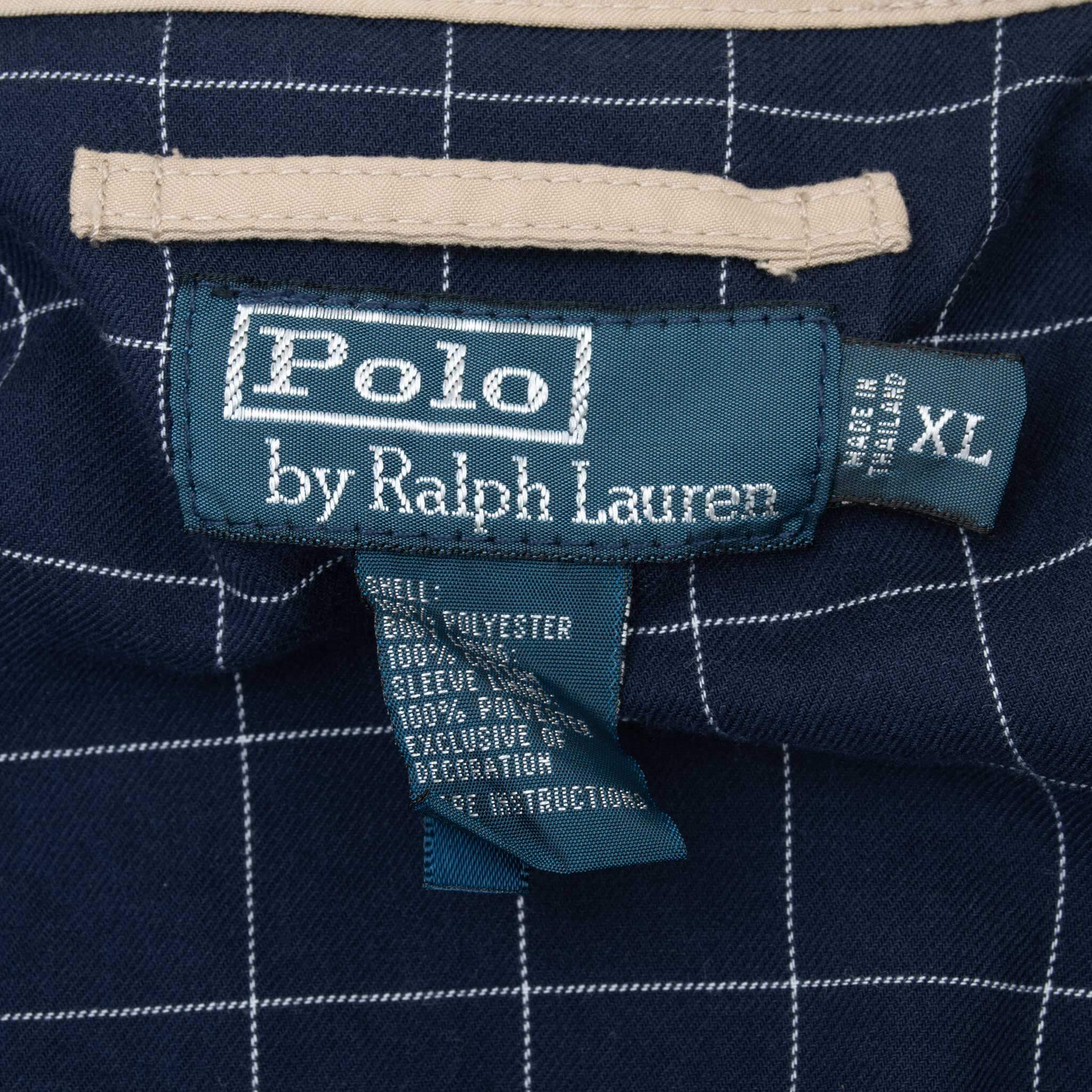 Vintage Polo Ralph Lauren Beige Harrington Golf Jacket 1990S Size XL