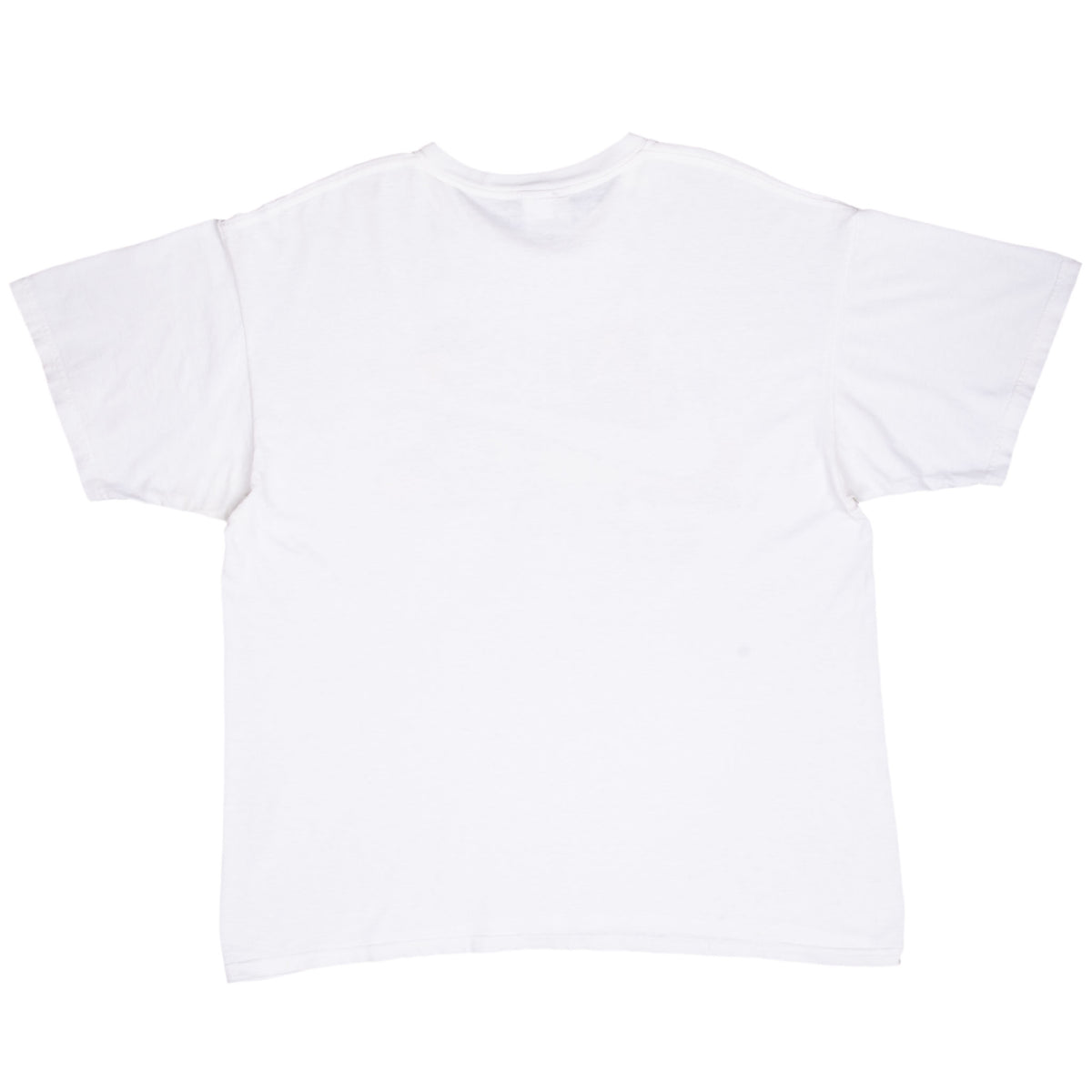 Vintage Nike Big Swoosh 1990S White Tee Shirt Size Large Made In Usa