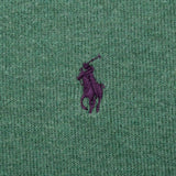 Vintage Polo Ralph Lauren Green Quarter 1/4 Zip Sweater 1990S Size XL