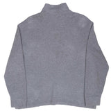 Vintage Polo Ralph Lauren Grey Quarter 1/4 Zip Sweater 1990S Size Large