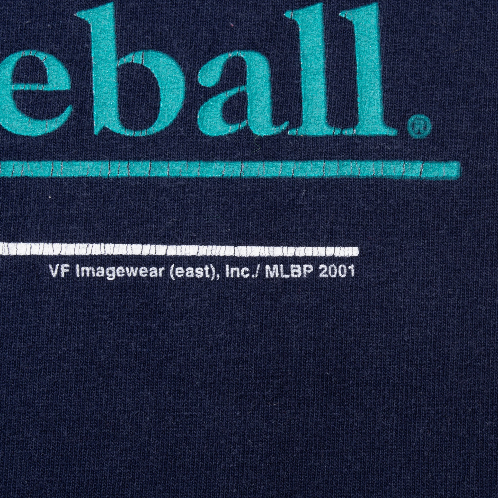 Vintage Mlb Seattle Mariners 2001 Tee Shirt Size Medium