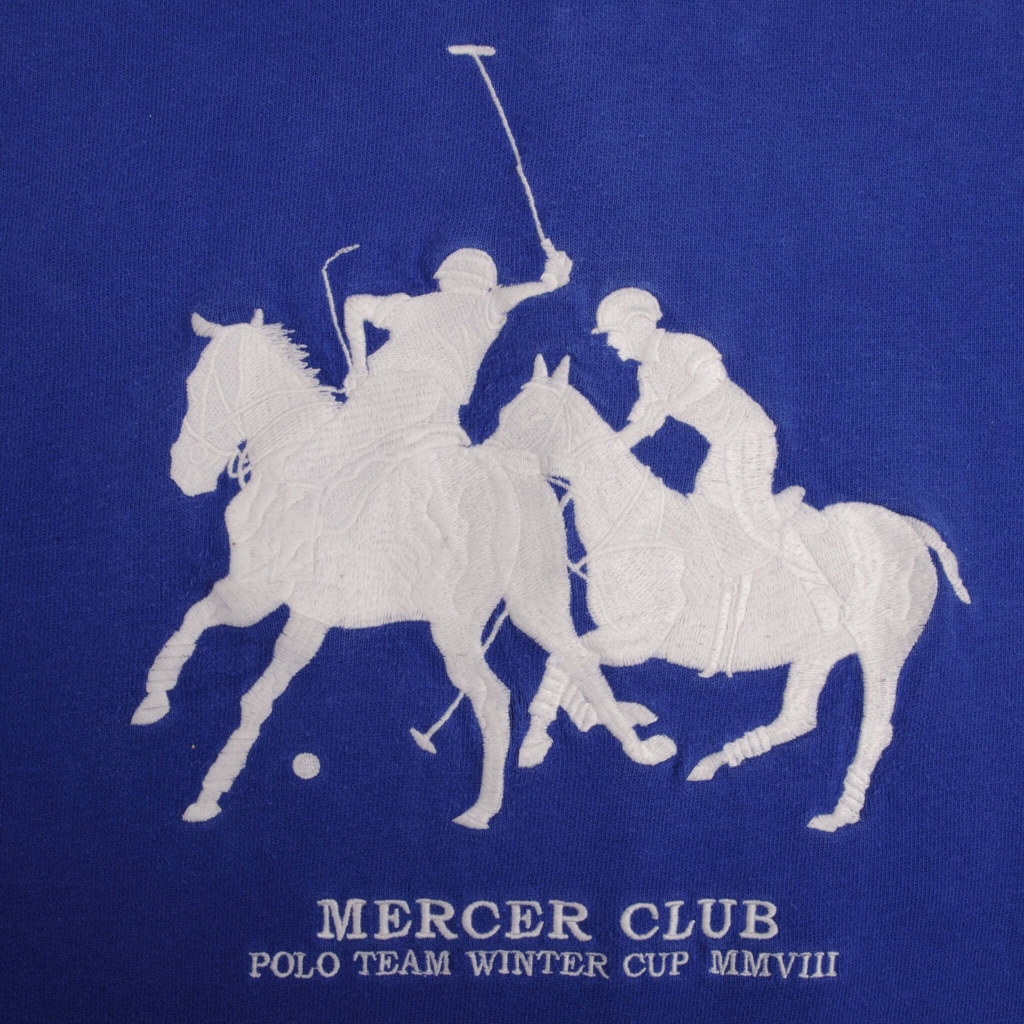 Vintage Ralph Lauren Switzerland Winter Cup 2008 Blue Rugby Polo Shirt Size 2XL