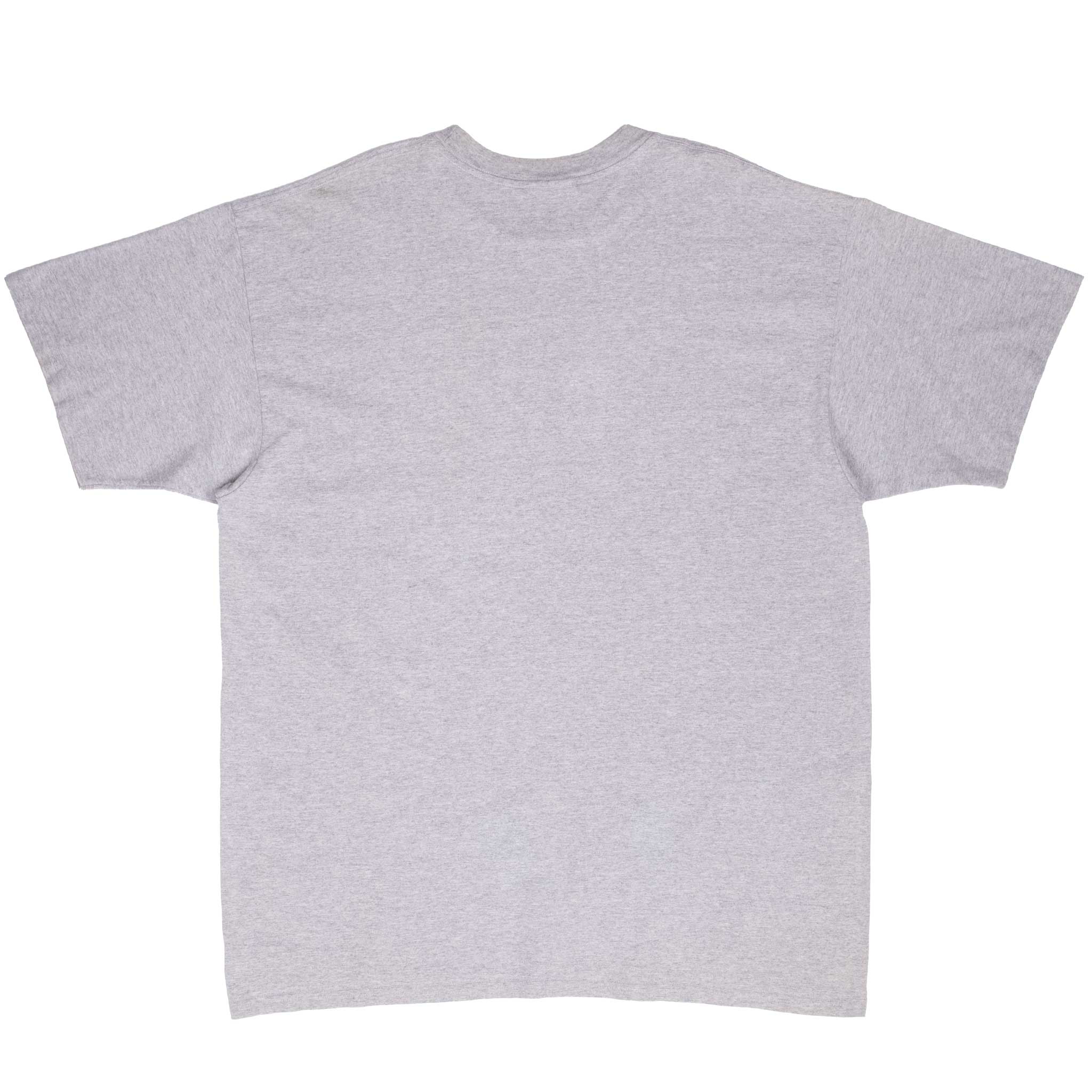 Vintage Nike Spellout Grey Tee Shirt 1990S Size XL