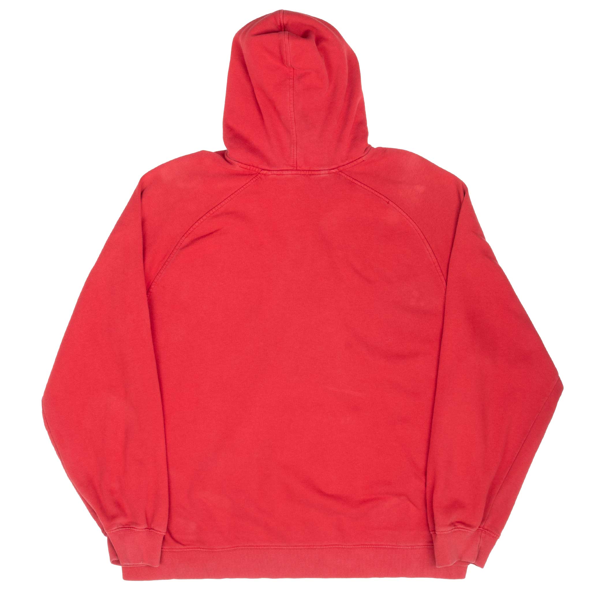 Vintage Nike Spellout Orange Hoodie Sweatshirt 2000S Size 2XL