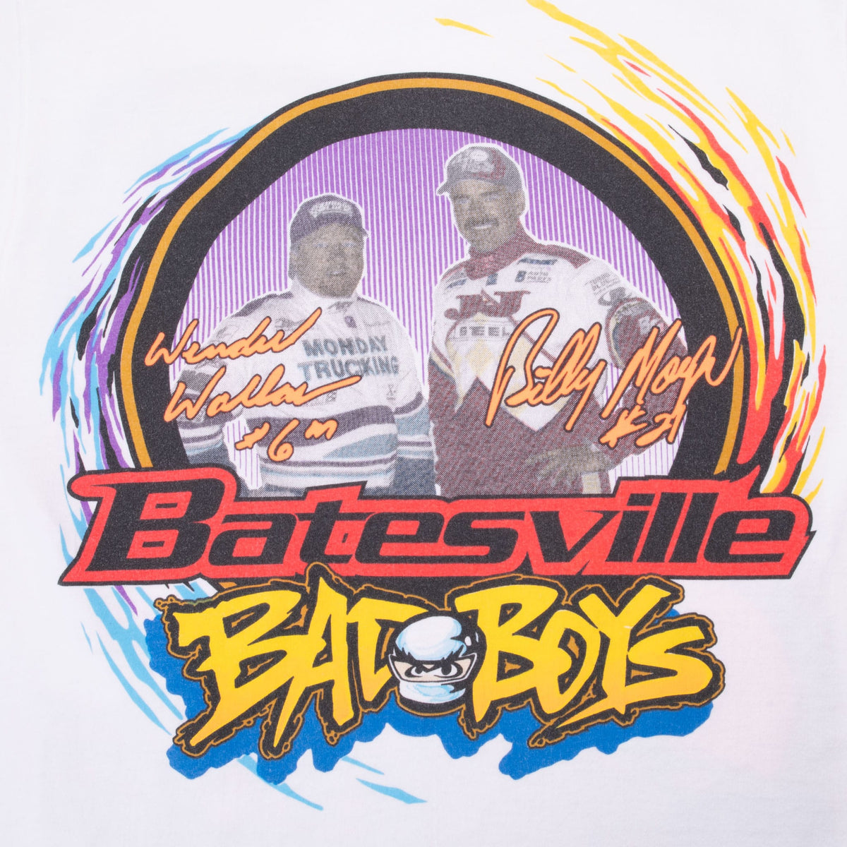 Vintage Racing Billy Moyer Wendell Wallace Batesville 1990S Tee Shirt Size Medium
