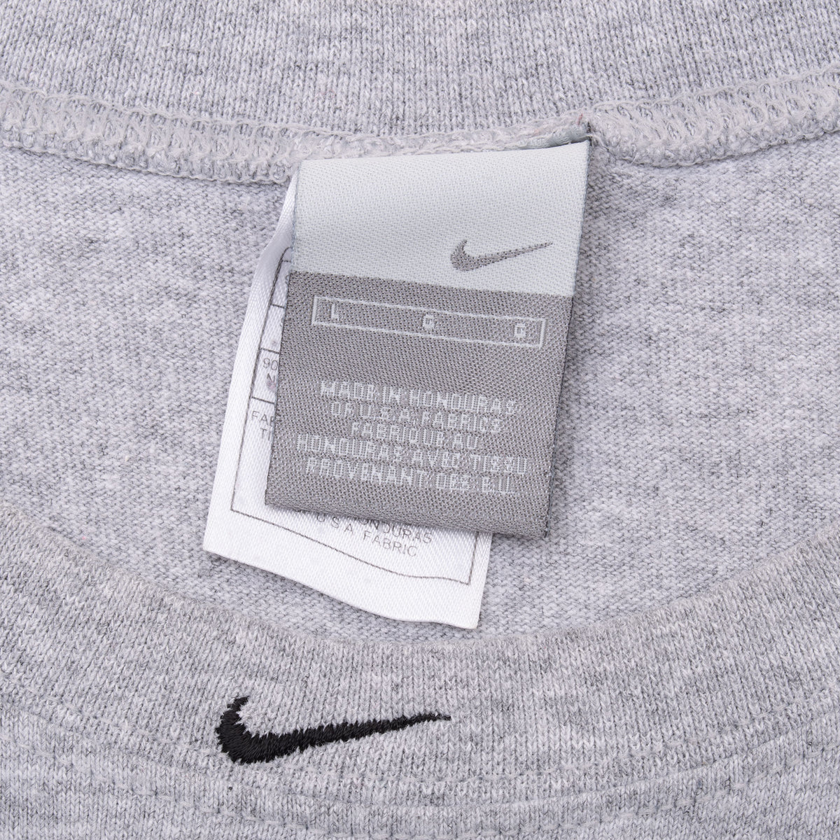 Vintage Nike Basketball Center Swoosh Grey Tank Top Tee Shirt 2000S Size Large