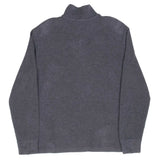 Polo Ralph Lauren Dark Grey Quarter 1/4 Zip Sweater Size Medium
