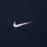 VINTAGE NIKE CLASSIC SWOOSH NAVY BLUE TEE SHIRT 1990S LARGE MADE IN USA