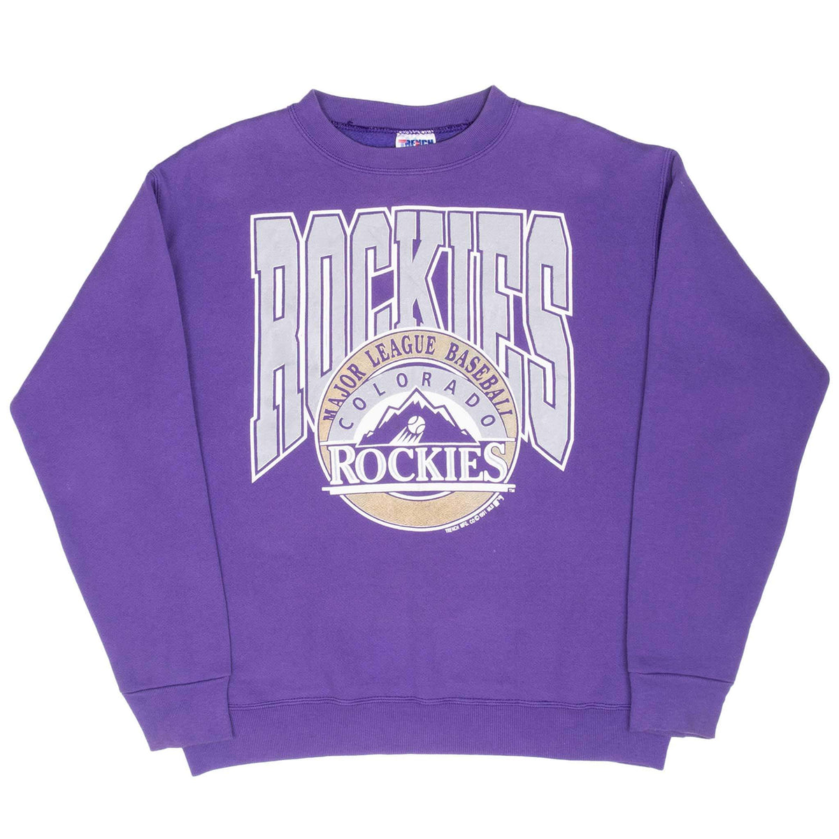 VINTAGE MLB COLORADO ROCKIES 1991 SWEATSHIRT SIZE MEDIUM