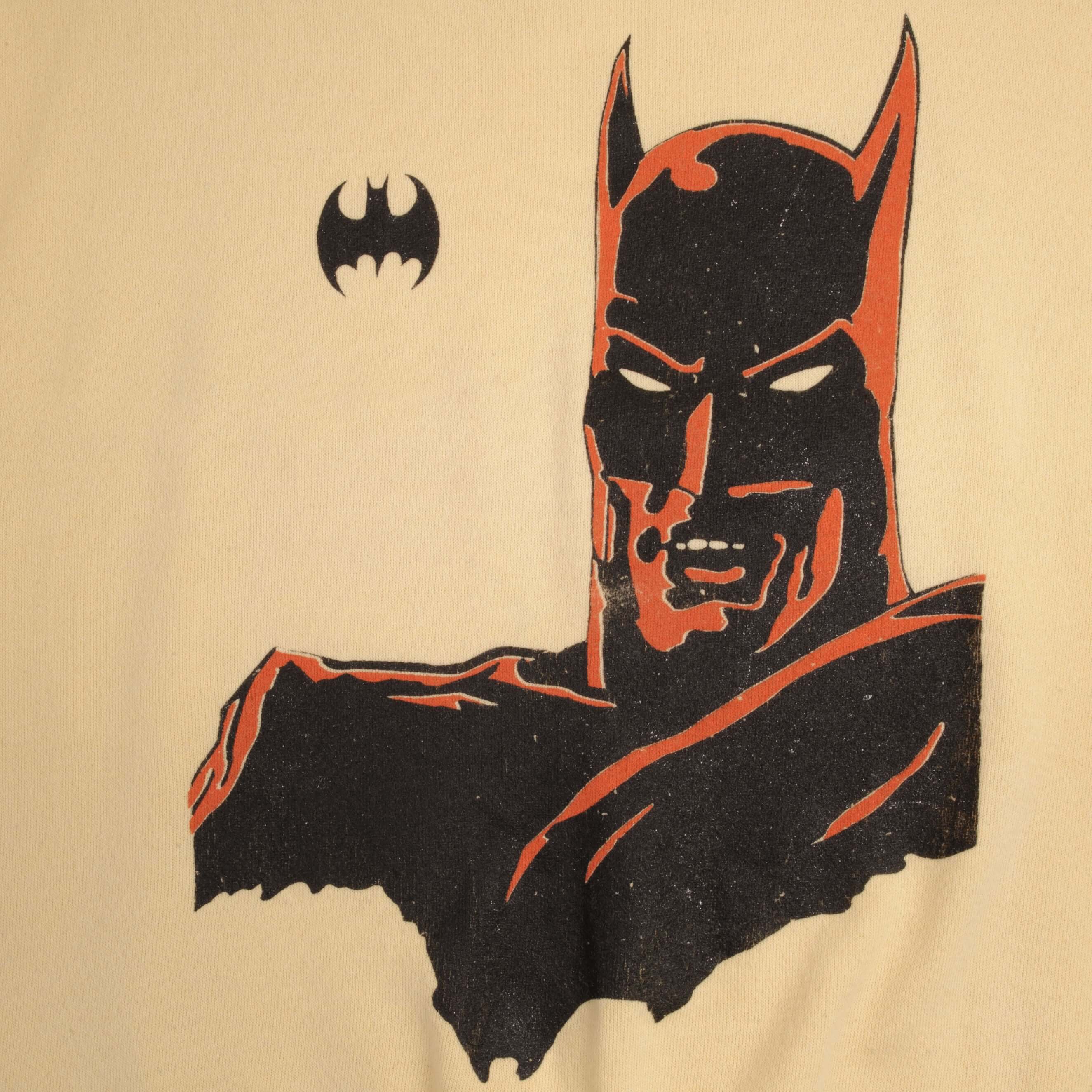 Vintage Dc Comics Batman Sweatshirt 1980S Size Xl Made In USA