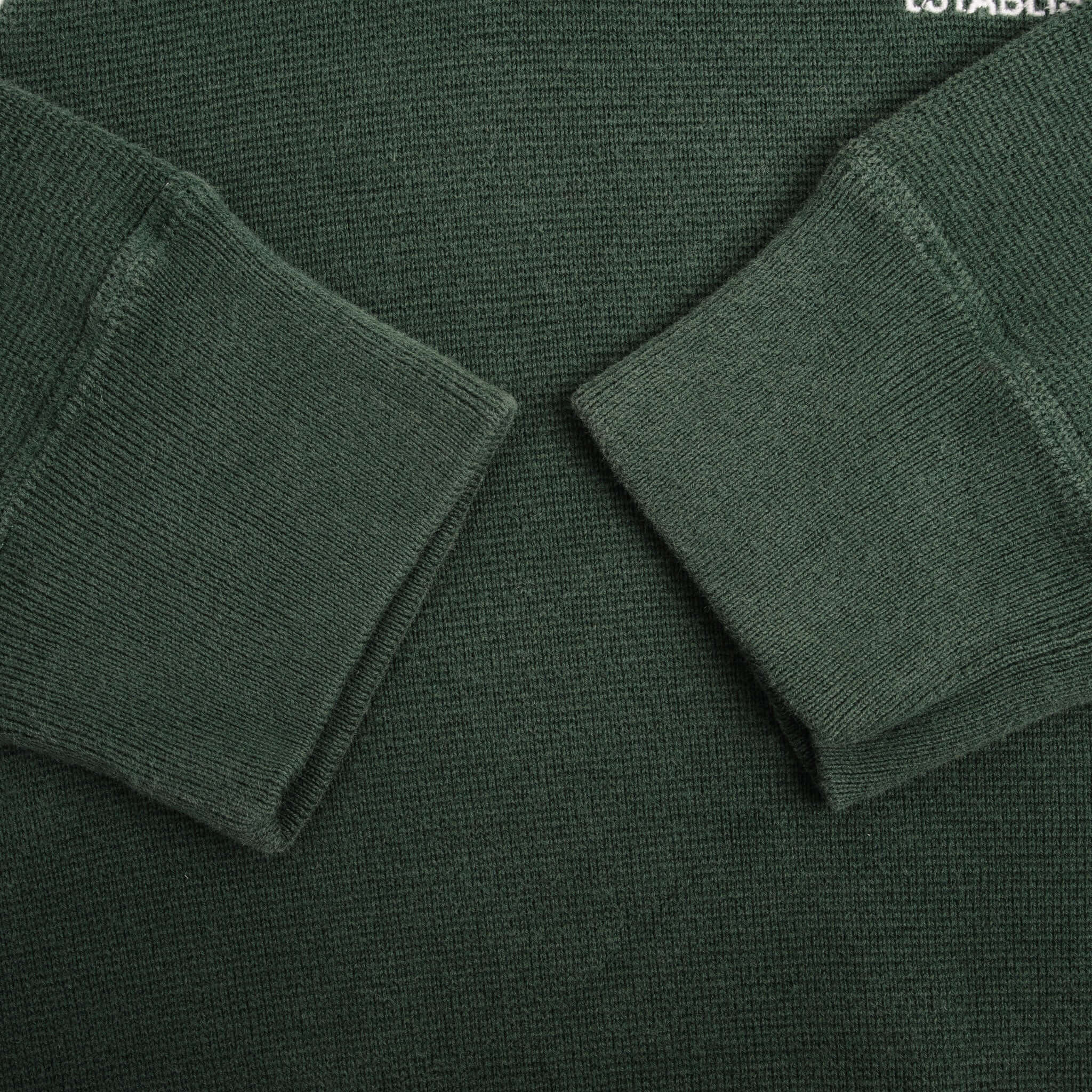 Vintage Polo Ralph Lauren Green Rlpc Quarter 1/4 Zip Sweater 1990S Size Large