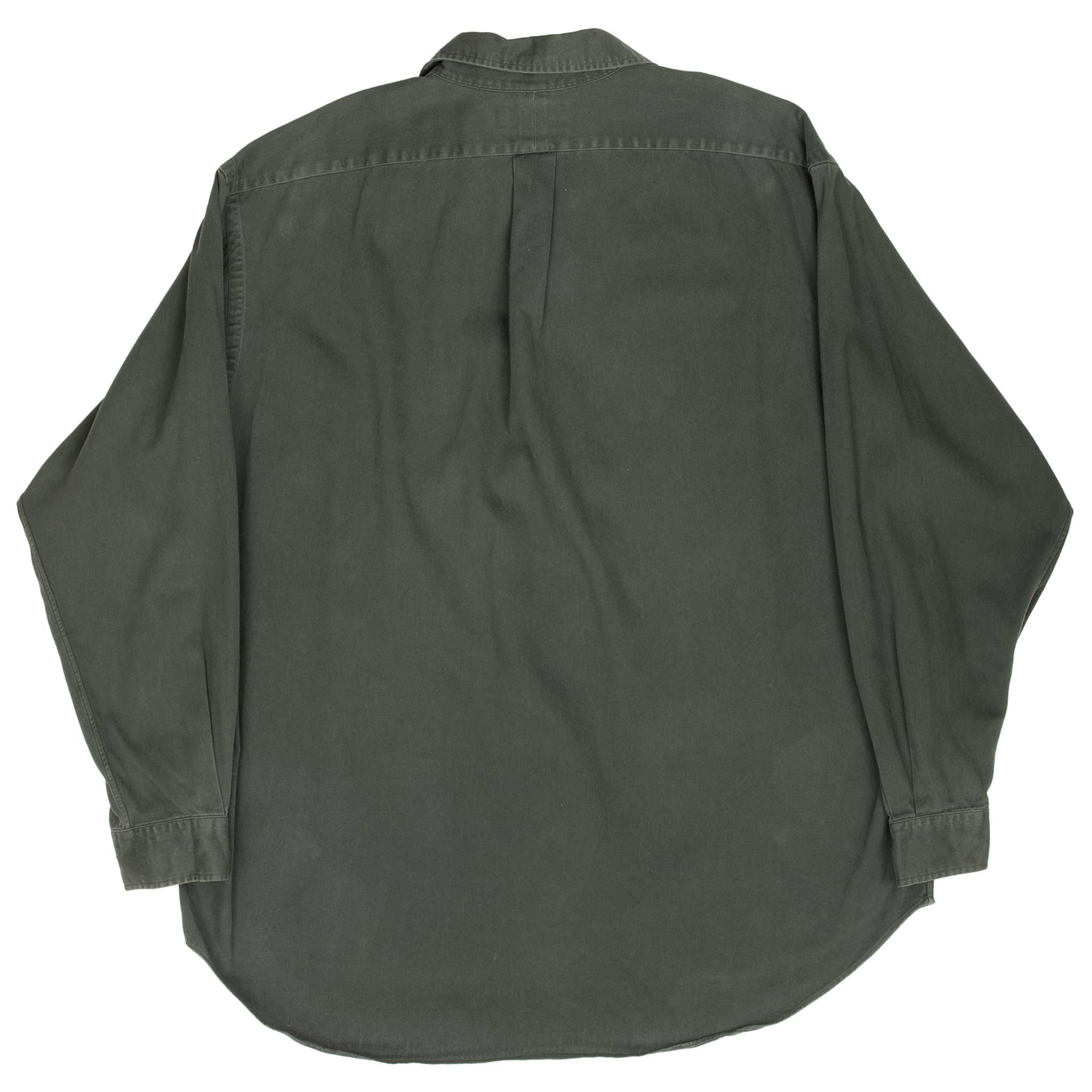 Vintage Ralph Lauren Green Shirt 1990S Size XL