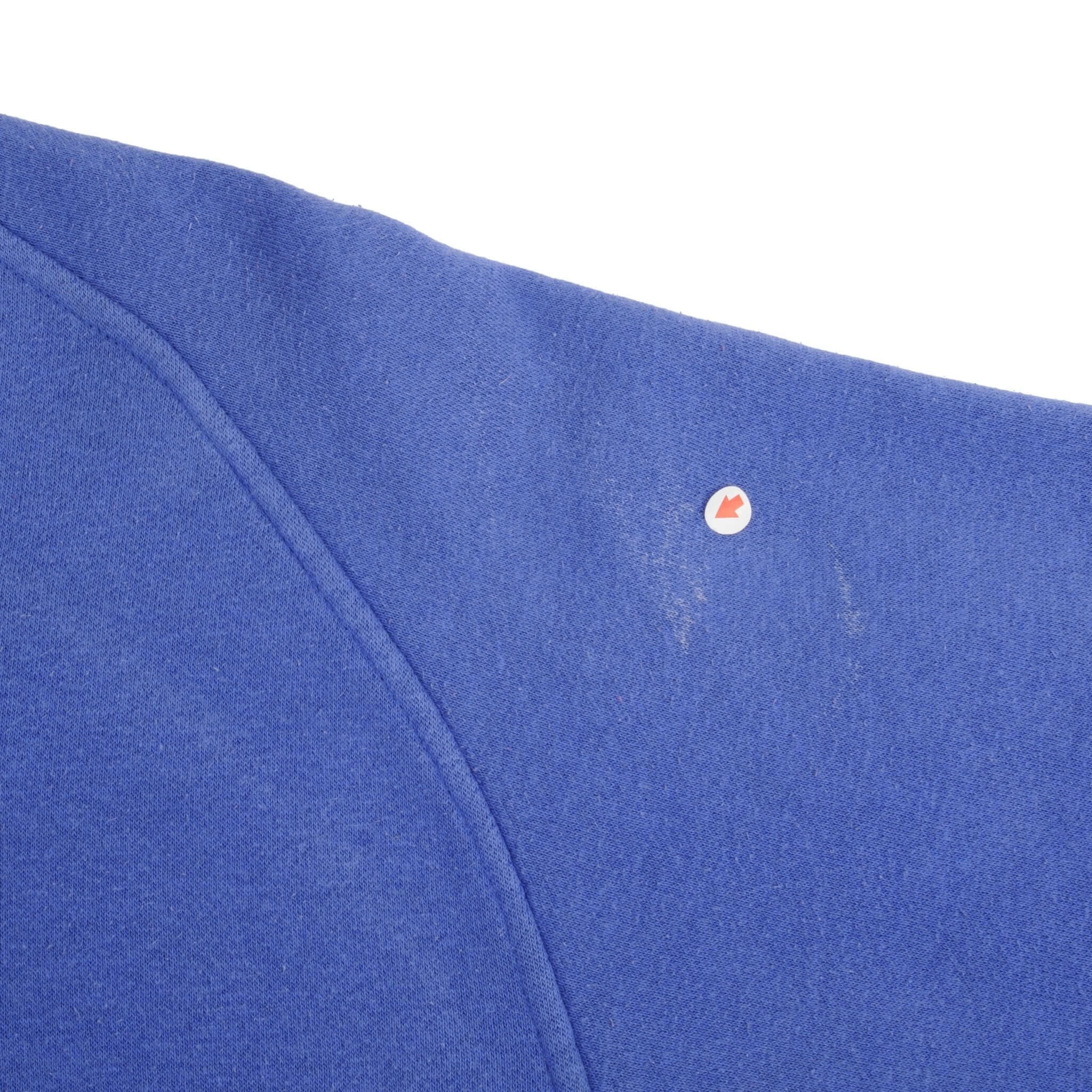 VINTAGE NIKE SPELLOUT CENTER SWOOSH BLUE HOODIE SWEATSHIRT 2000S SIZE XL