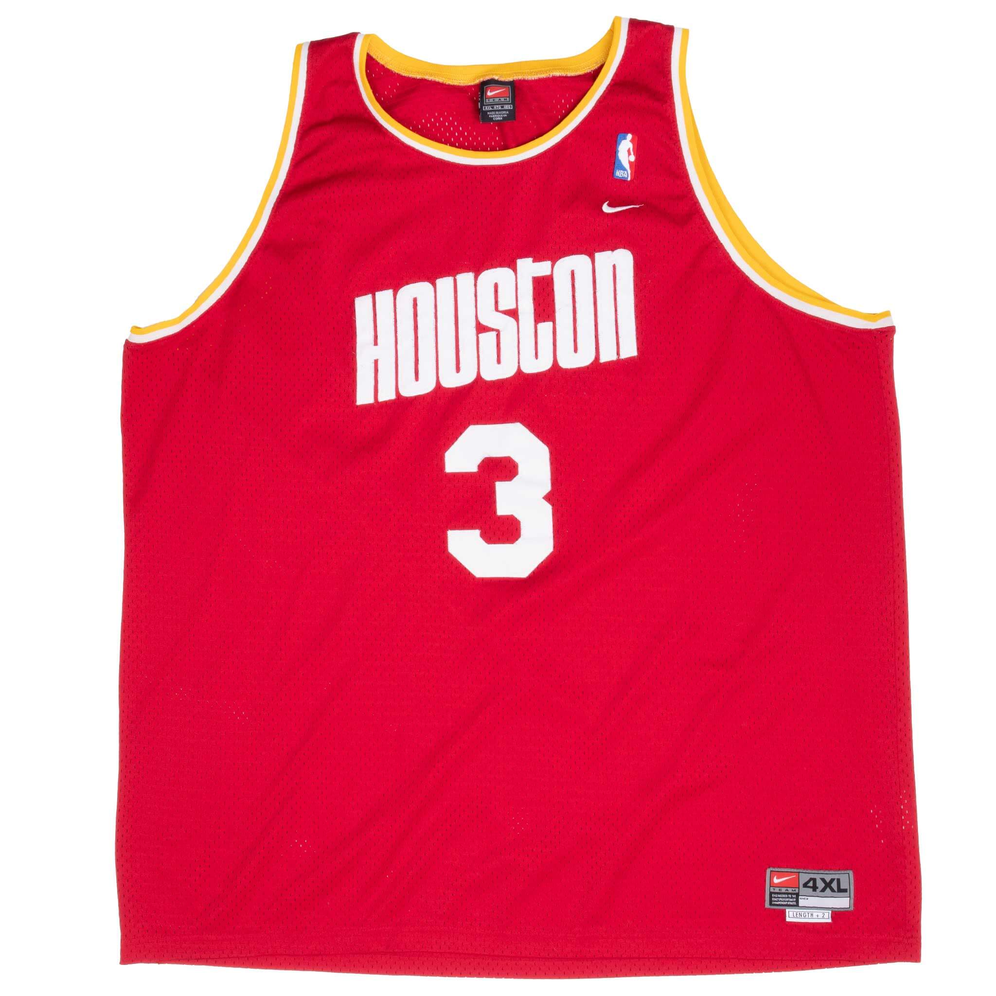 VINTAGE NIKE NBA HOUSTON ROCKETS FRANCIS #3 JERSEY EARLY 2000S 4XL