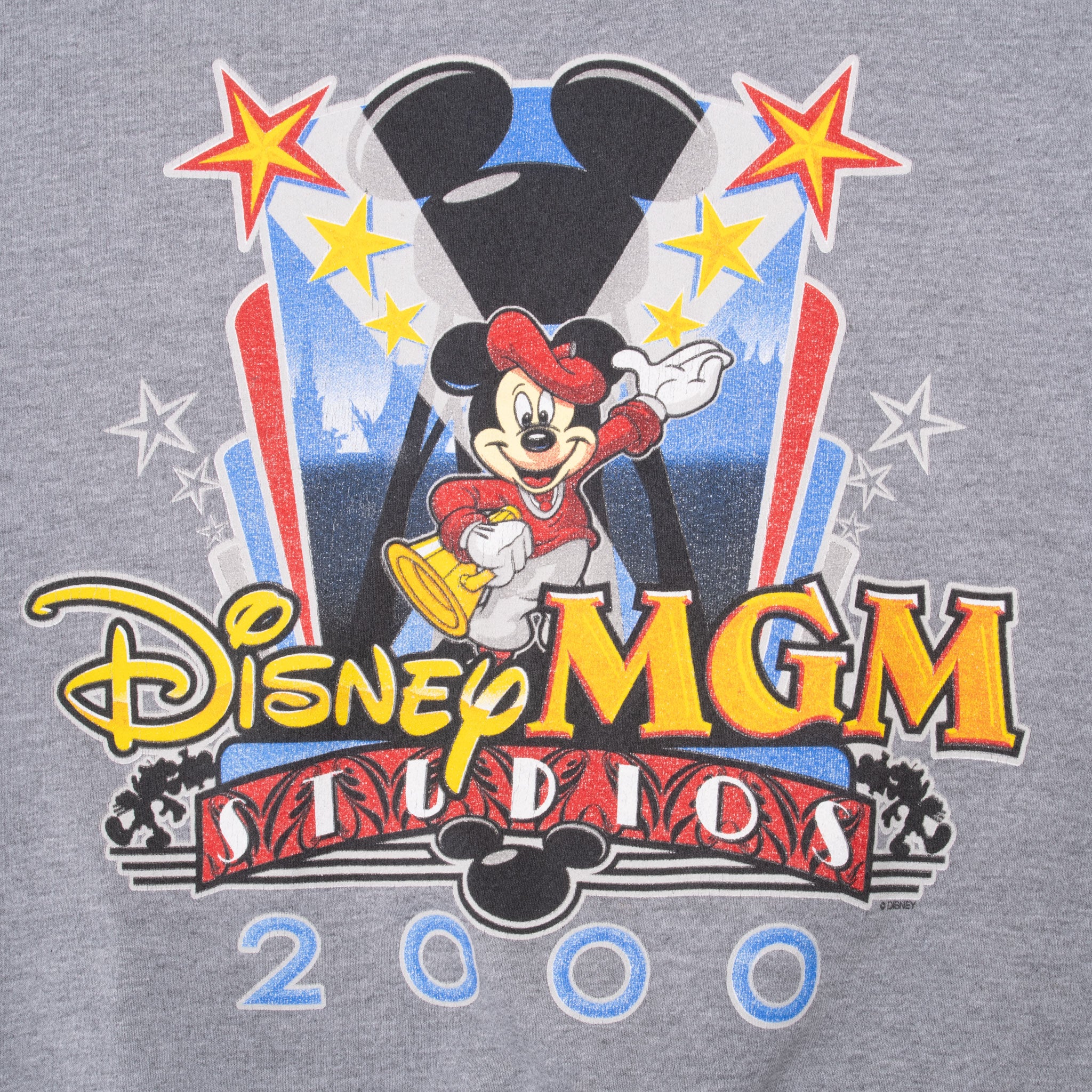 VINTAGE DISNEY MGM STUDIO MICKEY MOUSE SWEATSHIRT 2000 LARGE