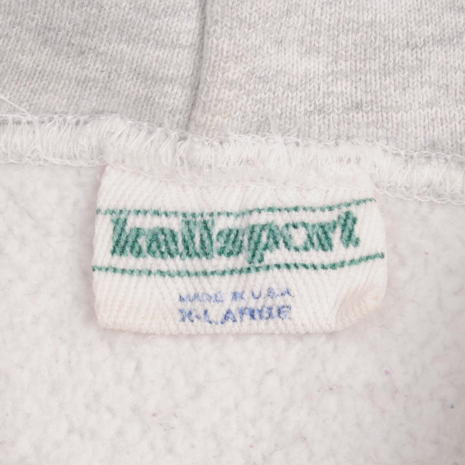 Vintage Reverse Weave Worcester Polytechnic Institute Kellsport Gray Sweatshirt Hoodie 1980S XL Made In Usa