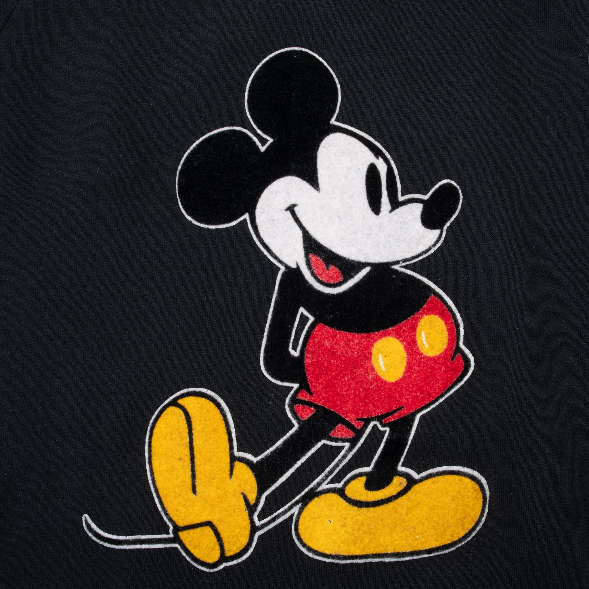 Vintage Disney Mickey Mouse Velvet Sweatshirt 1980S Size Small Made In Usa