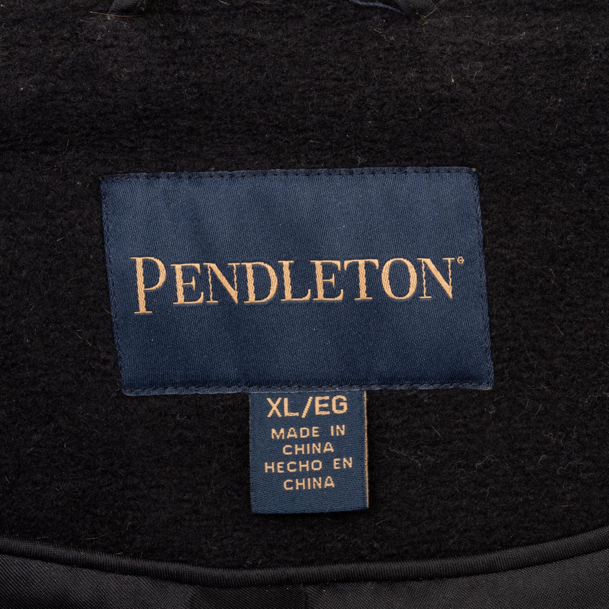 Vintage Pendleton Woolen Brown Plaid Coat Jacket 2000S Size XL