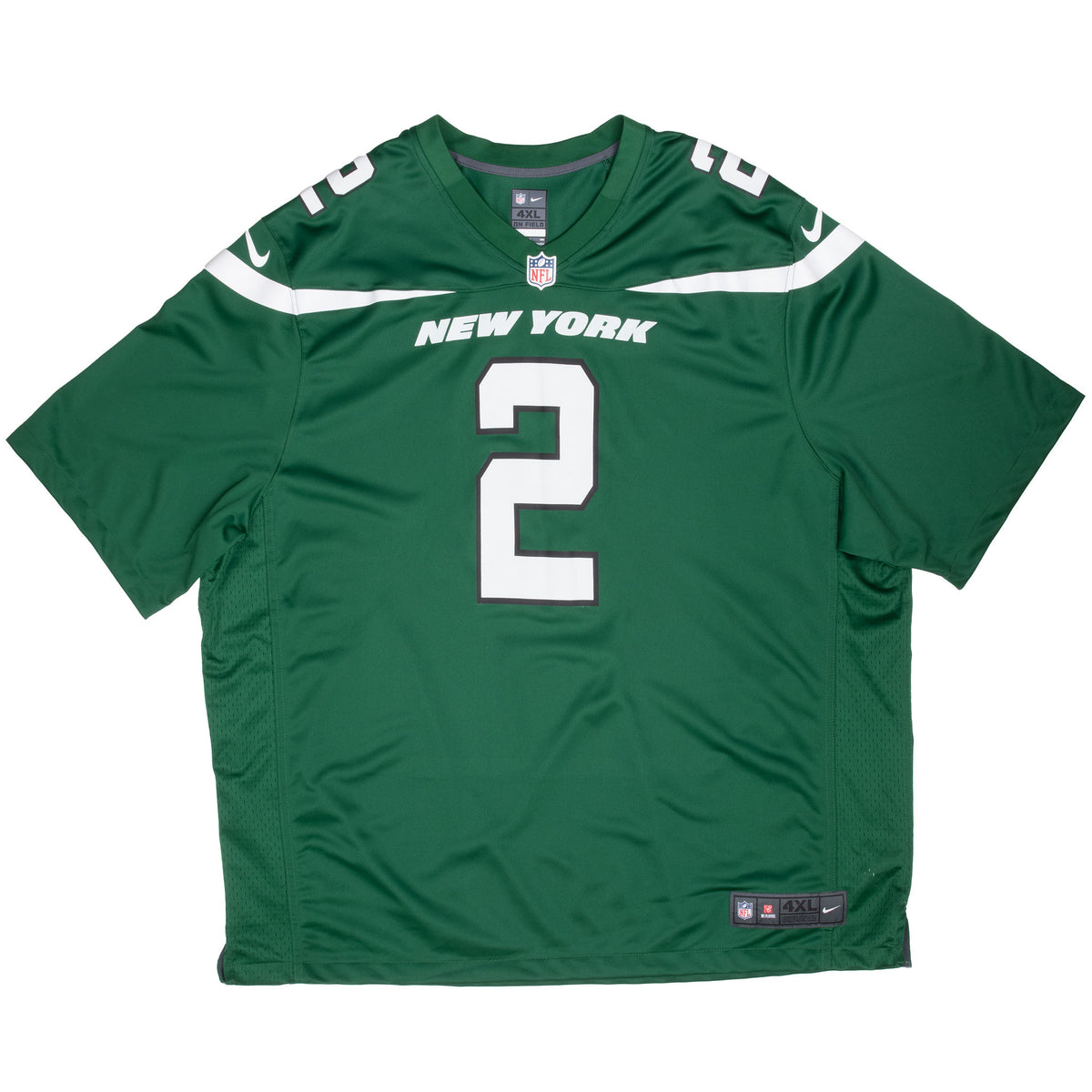 Vintage Nfl Nike New York Jets Wilson #2 Jersey Size 4XL