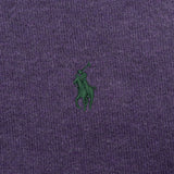 Vintage Ralph Lauren Purple Quarter Zip Sweater Size XL 1990S Made In Usa
