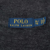 Polo Ralph Lauren Dark Grey Quarter 1/4 Zip Sweater Size XL