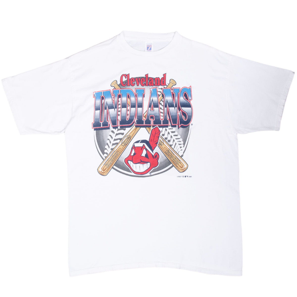 Vintage MLB Cleveland Indians 1997 T-Shirt Size XL