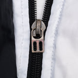 Vintage Nike Black And White Big Swoosh Windbreaker Jacket 1990S Size Small Women