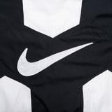Vintage Nike Black And White Big Swoosh Windbreaker Jacket 1990S Size Small Women