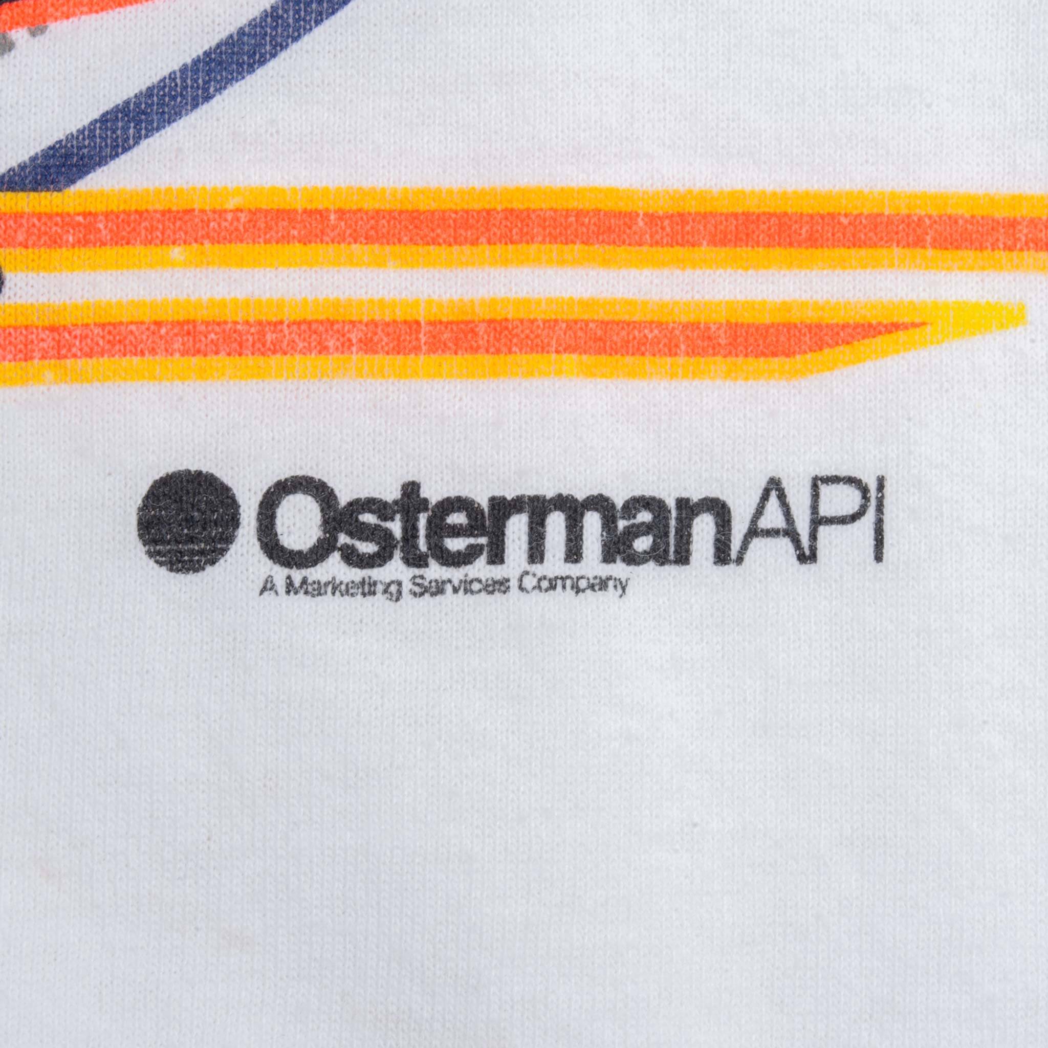 VINTAGE NASCAR TIDE RACING RICKY RUDD TEE SHIRT 1990S SIZE LARGE MADE IN USA