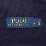 Vintage Polo Ralph Lauren Navy Blue Quarter 1/4 Zip Sweater Size Large