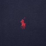 Vintage Polo Ralph Lauren Navy Blue Quarter 1/4 Zip Sweater Size Large