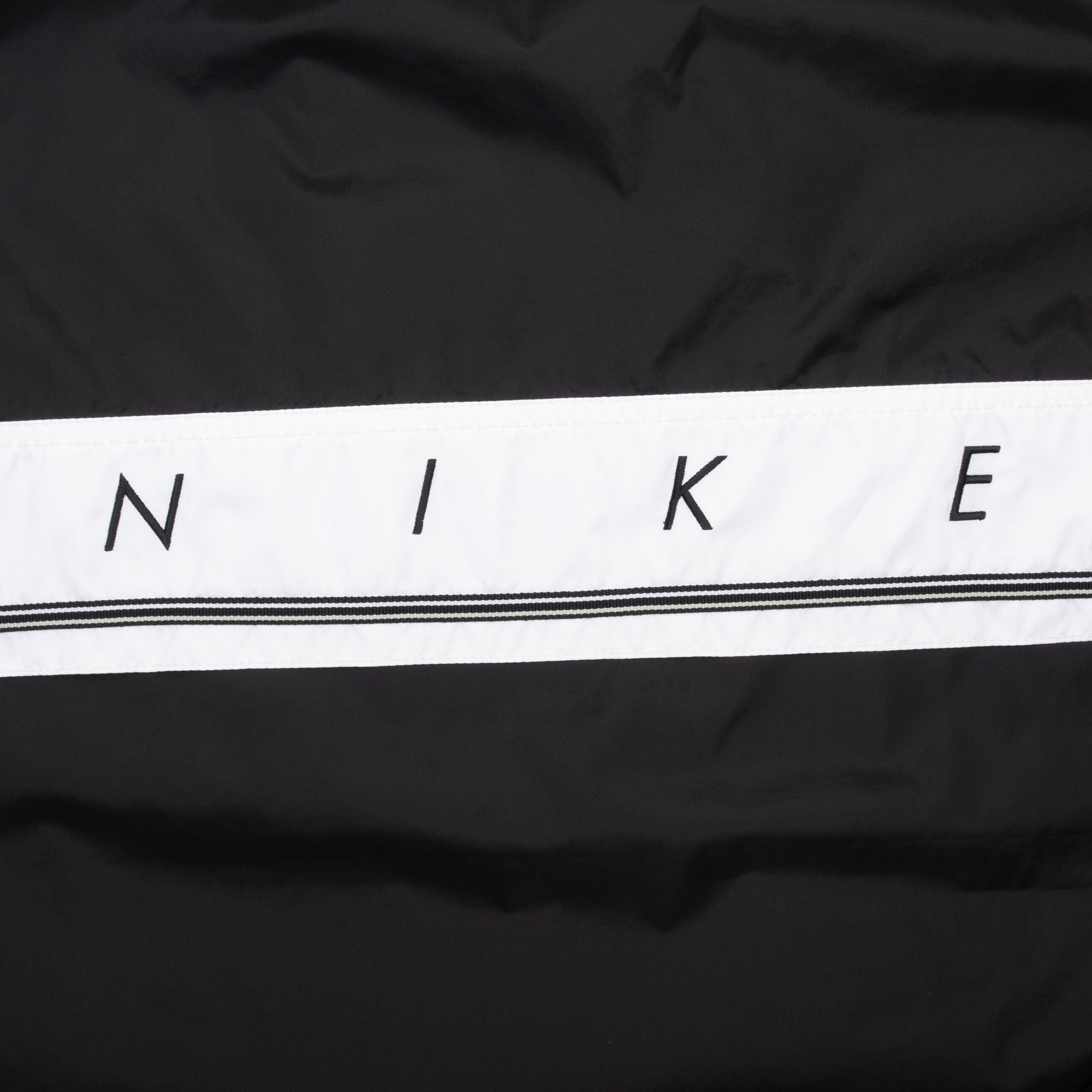 Vintage Nike Black Pullover Windbreaker Jacket 1990S Size 2XL