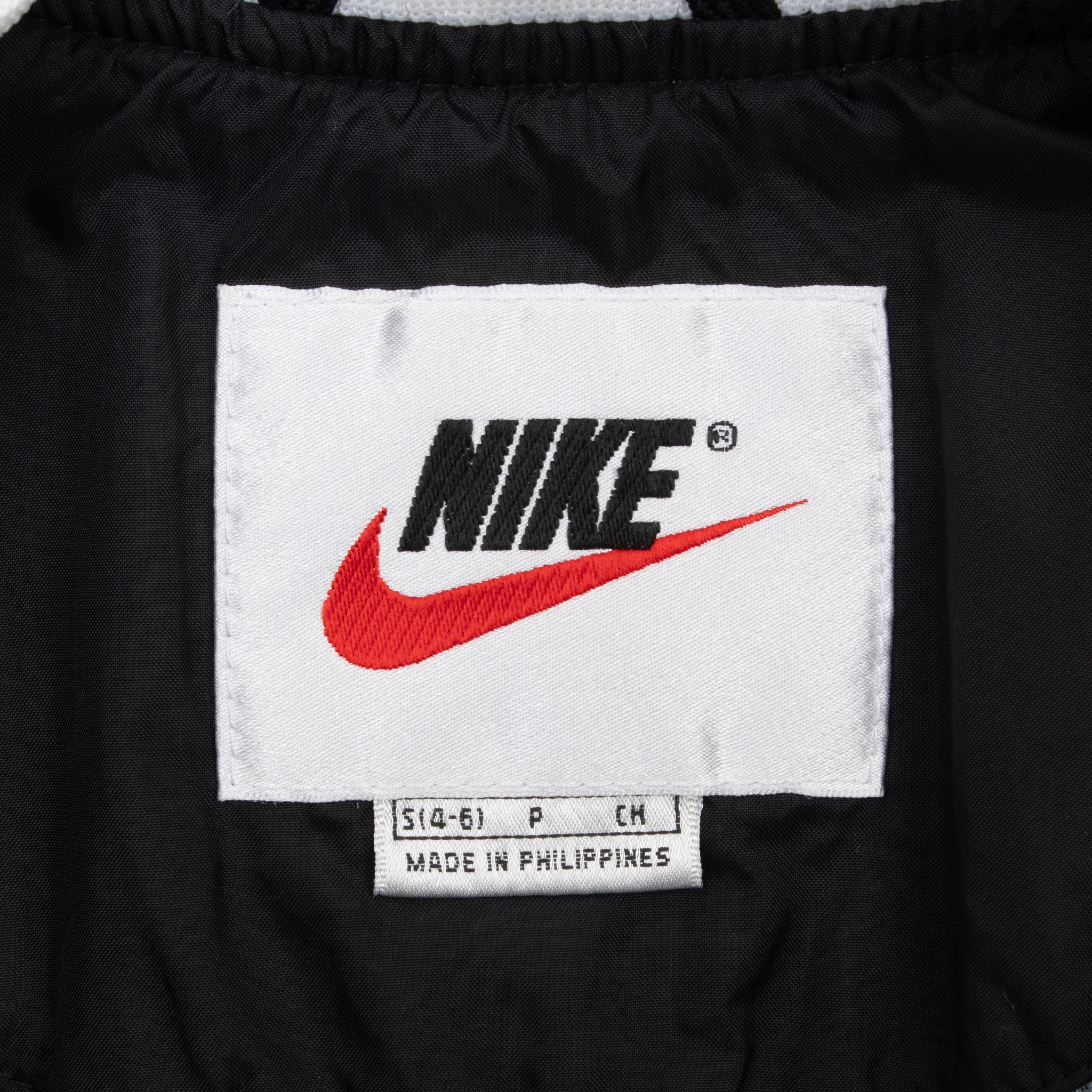 Vintage Nike Black And White Windbreaker Jacket 1990S Size Small Women