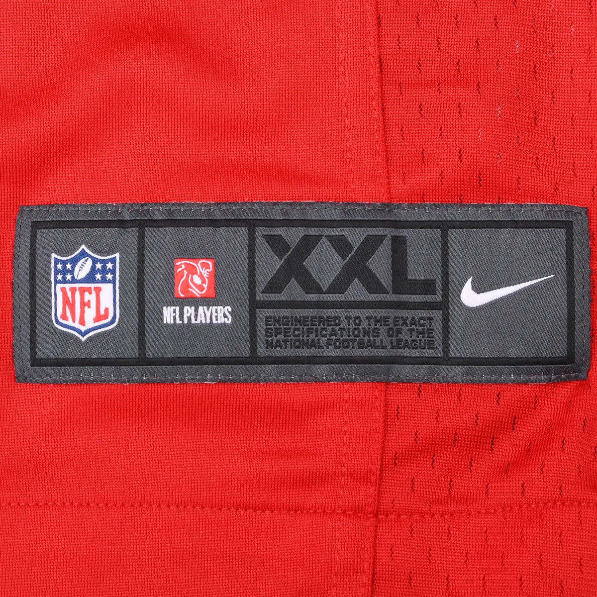 Nike NFL Players XXL jock tag stitched near the jersey hem