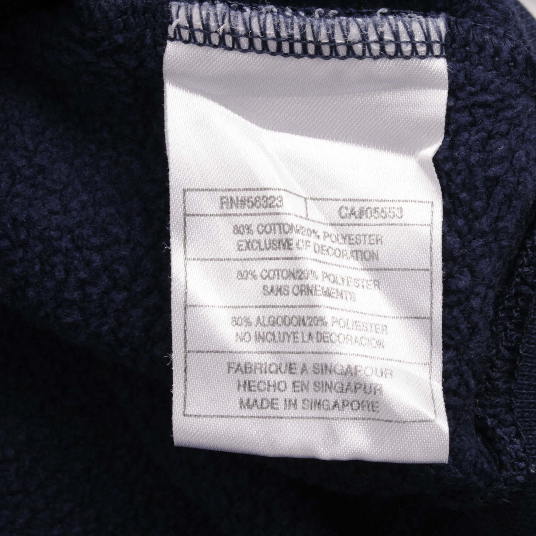 Vintage Black Nike Classic Small Swoosh Sweatshirt 2000s Size Medium