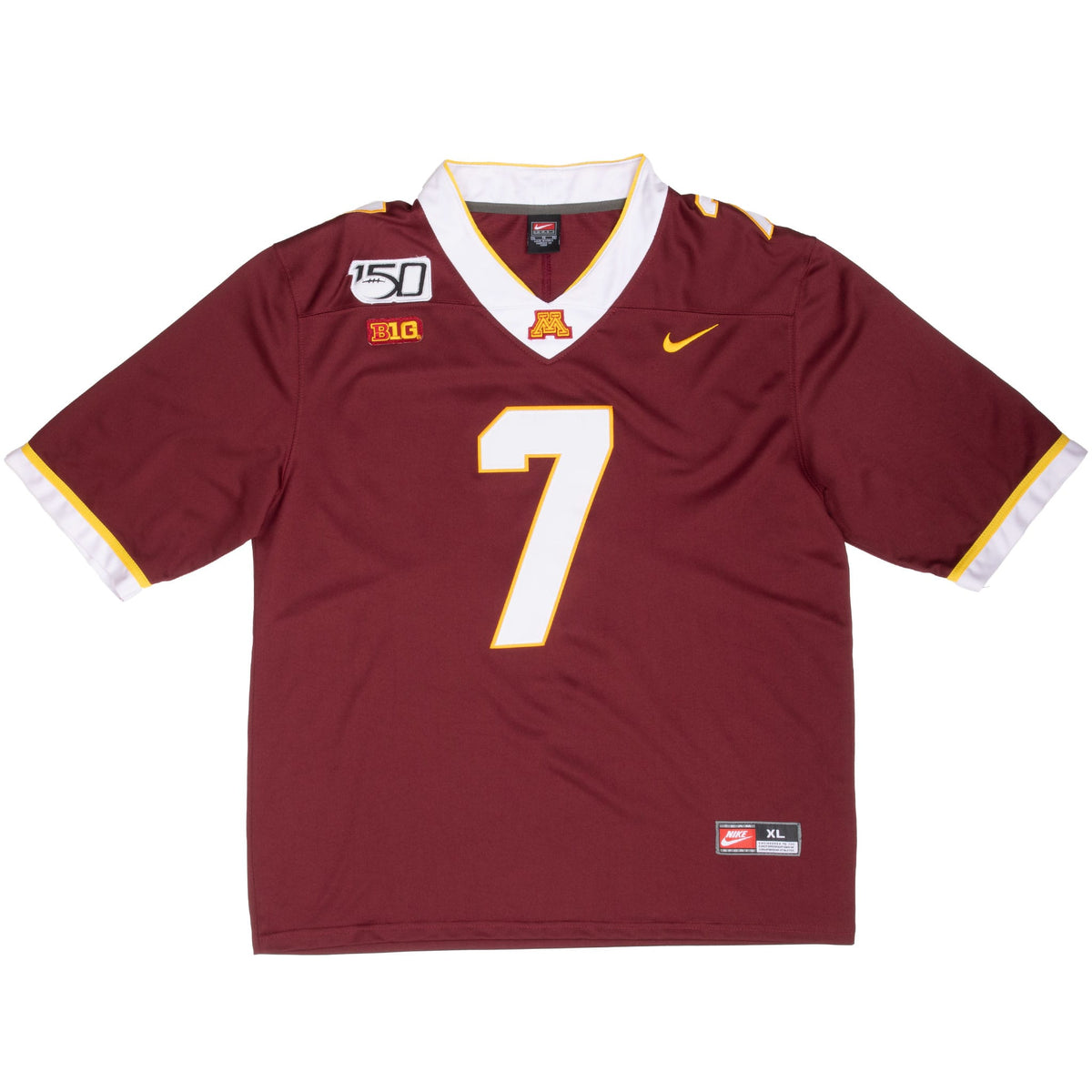 Vintage Nike NCAA Minnesota Golden Gophers Decker #7 Football Jersey Size XL