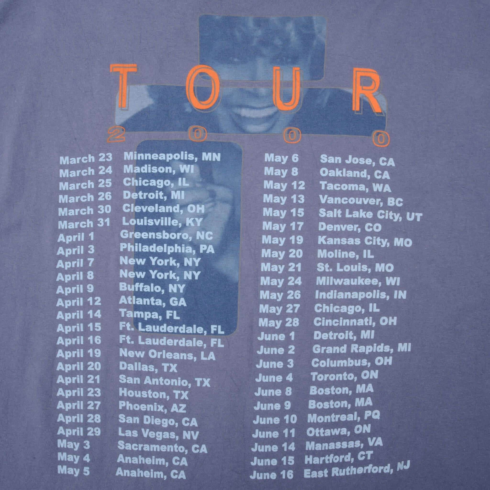 Vintage Tina Turner Twenty Four Seven Tour Tee Shirt 2000 Size XL