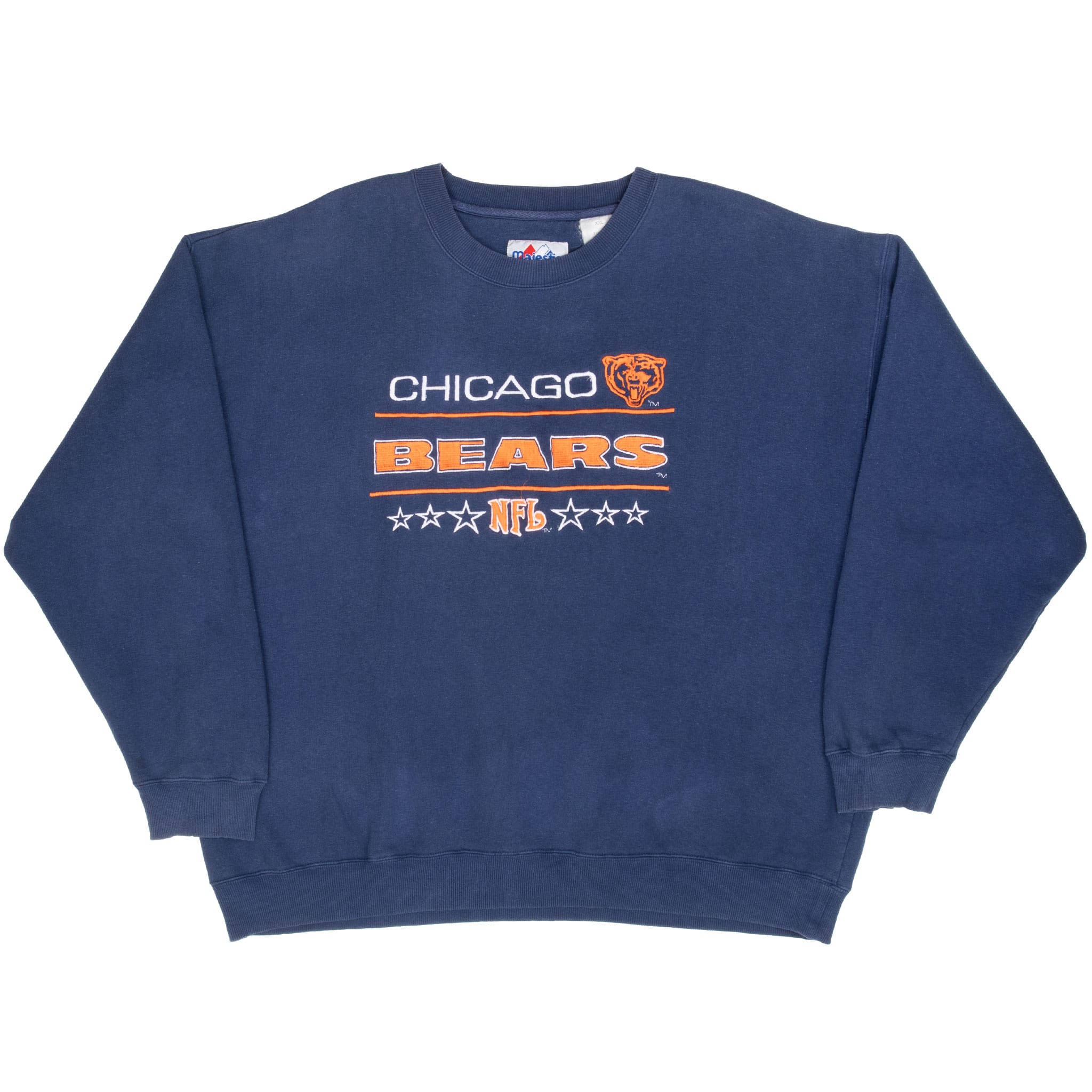 Vintage NFL Chicago Bears Embroidered Sweatshirt 1990s Size 2XL