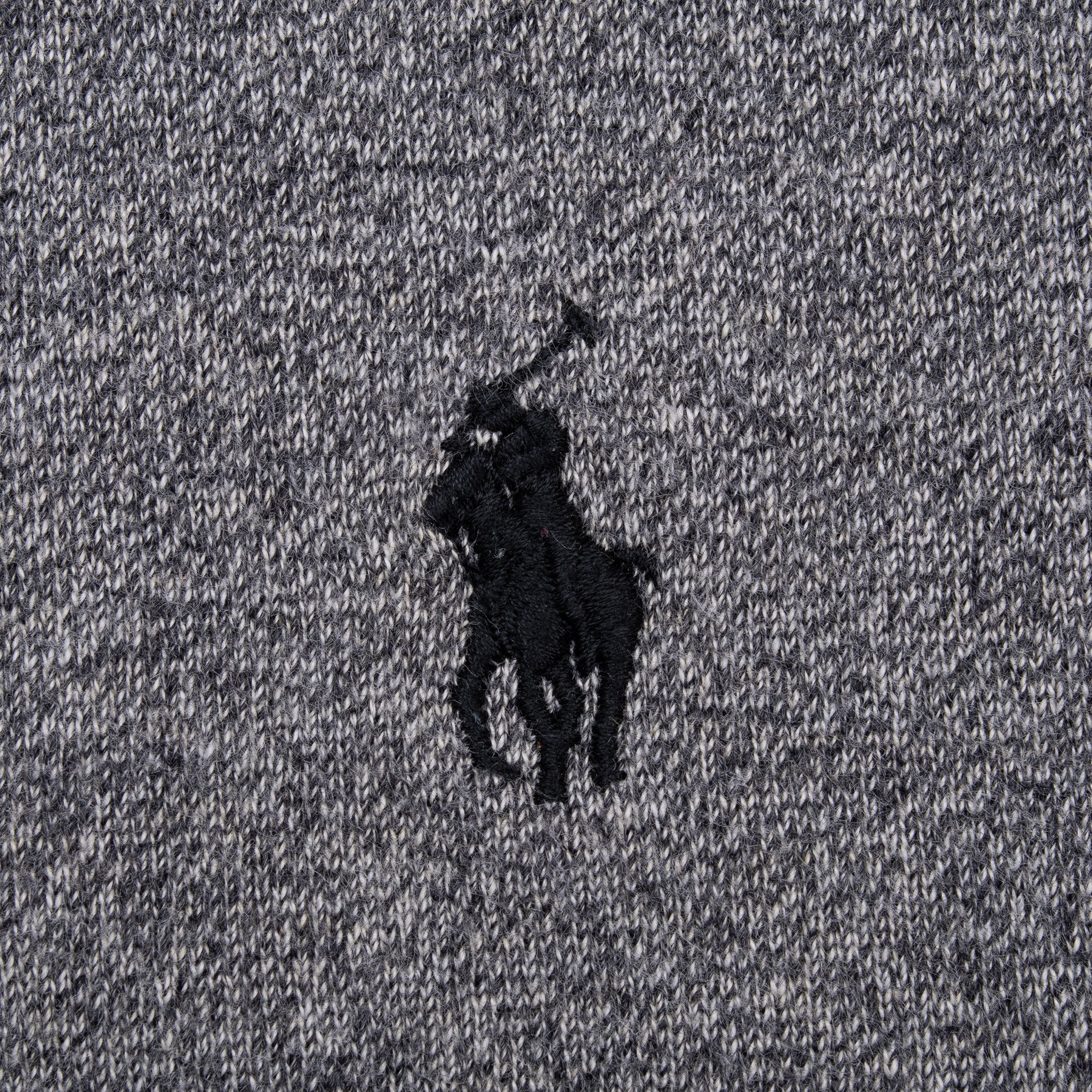 Vintage Ralph Lauren Full Zip Classic Grey Hoodie Sweatshirt Size Large